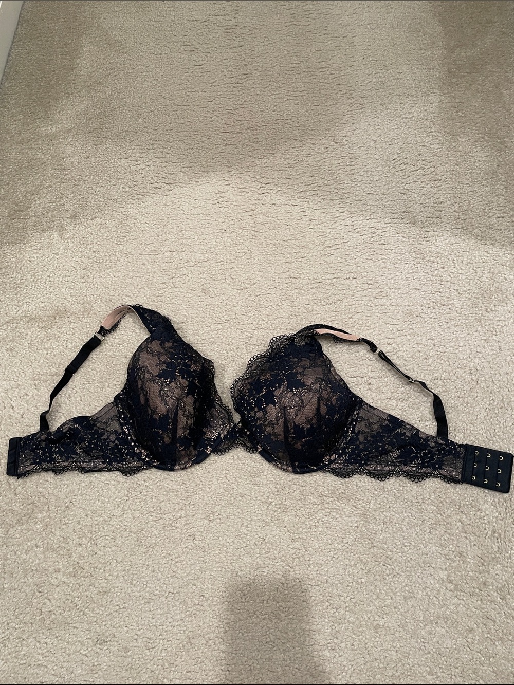 Preowned ThirdLove Bra black lace 34G